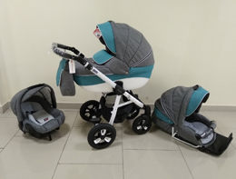 Коляска 3 в 1 Adamex Neonex