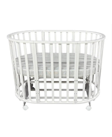 Кроватка овальная Ангел Северянка 6 в 1